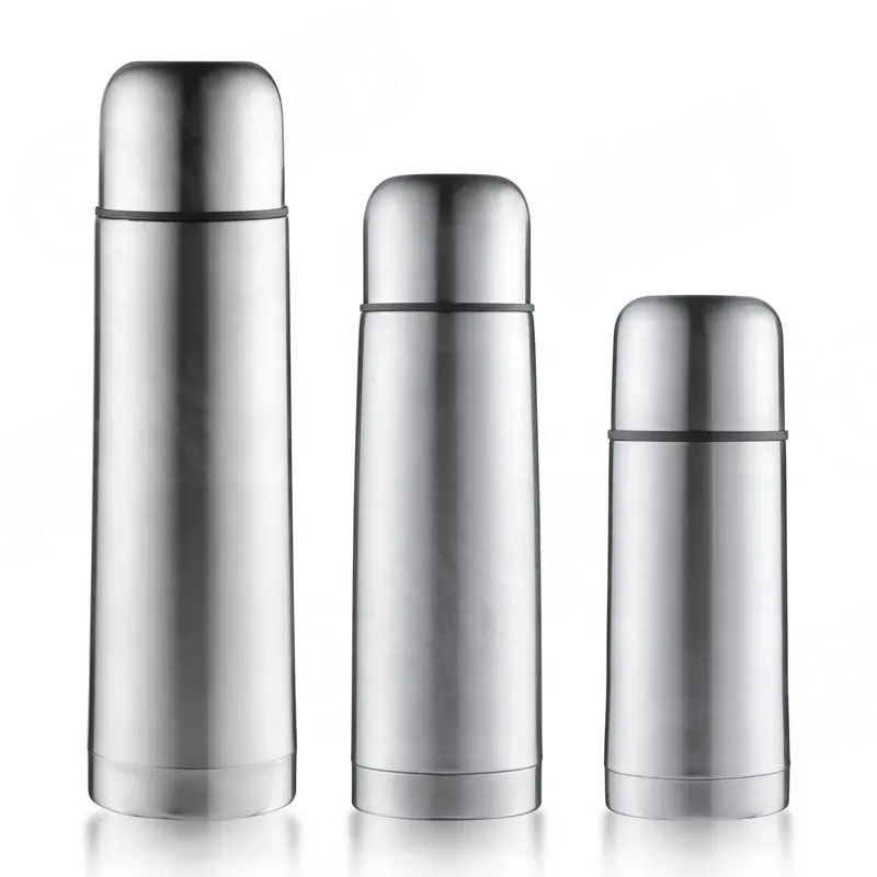 Leak Proof Coffee Thermos Flask Stainless Steel Coffee Vacuum Flask for Hot Coffee or Cold Tea Fits Car Caddy,Backpack,Camping