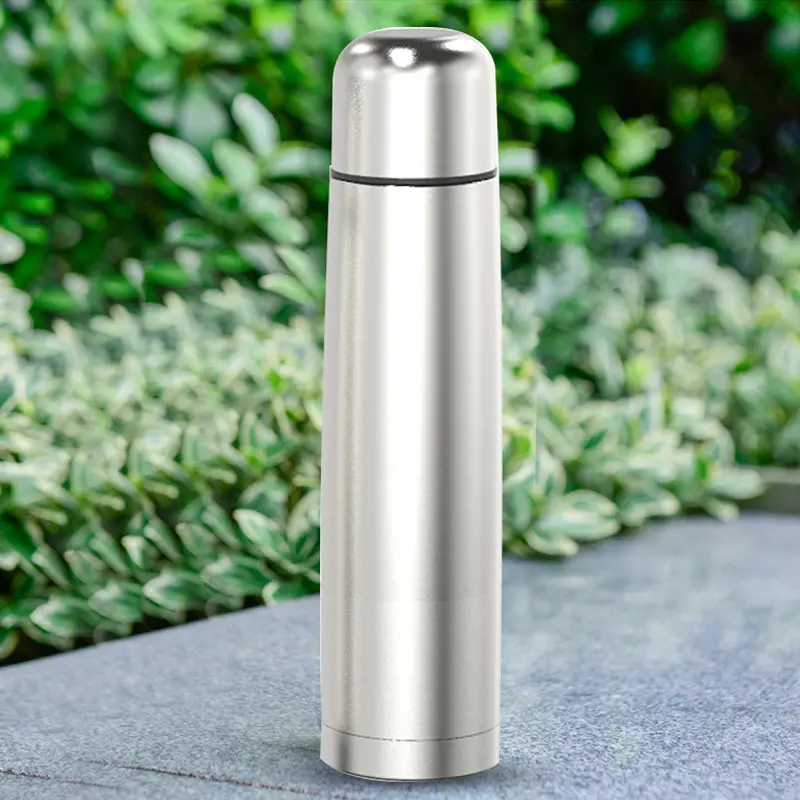 Leak Proof Coffee Thermos Flask Stainless Steel Coffee Vacuum Flask for Hot Coffee or Cold Tea Fits Car Caddy,Backpack,Camping