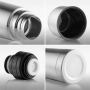 Leak Proof Coffee Thermos Flask Stainless Steel Coffee Vacuum Flask for Hot Coffee or Cold Tea Fits Car Caddy,Backpack,Camping