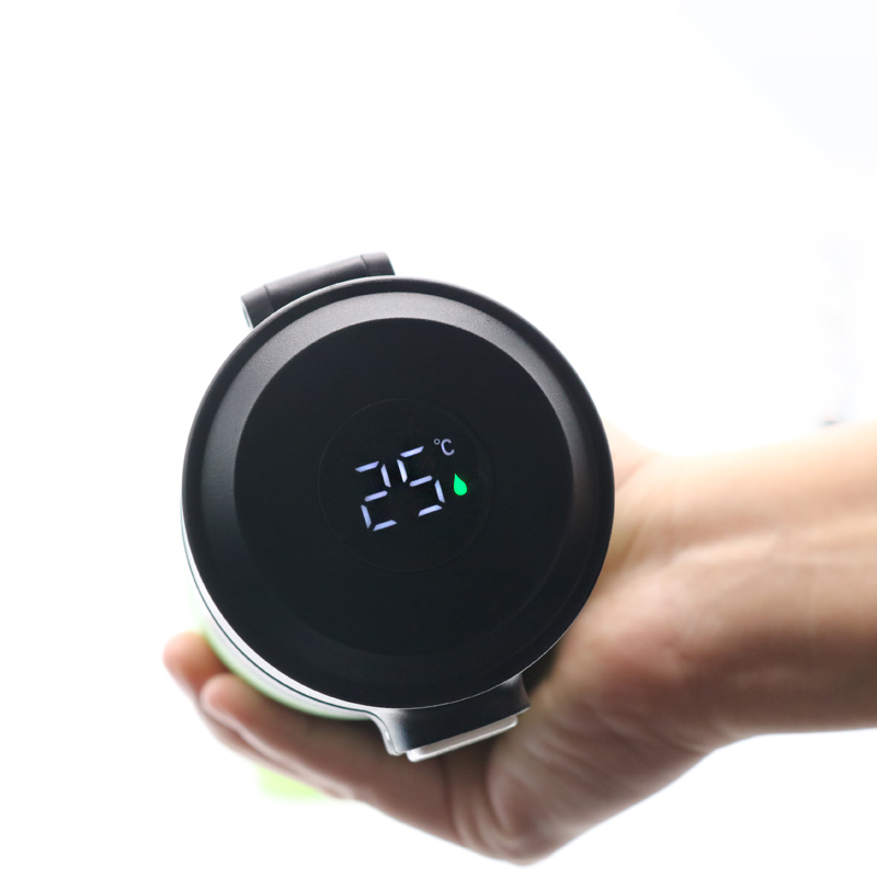 Hot Sales 304 Stainless Steel Smart Thermos Touch Display Warm Water Cup Double Vacuum Bouncing Wtater Bottle