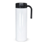 Coocodrink Customized 12oz 15oz 20oz Double Wall Stainless Steel Skinny Vacuumed Travel Tumbler with Flip Straw Lid