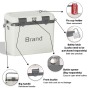 Hot Sale OEM Custom Made Manufacturer Portable Thermal Luxury  Multifunction Cooler Box