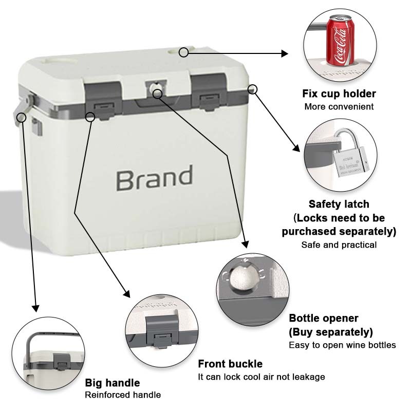 Hot Sale OEM Custom Made Manufacturer Portable Thermal Luxury Multifunction Cooler Box
