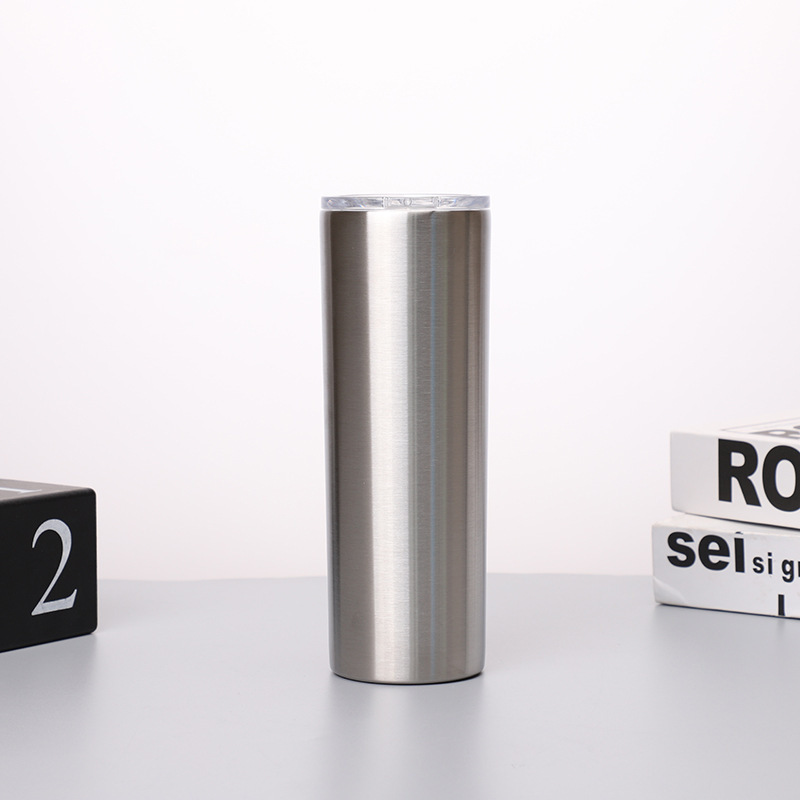 New 20oz 30oz Sublimation Tumbler 304 Stainless Steel Double Wall Thermal Cup Car Heat Preservation Portable Ice Water Cup