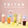 New Boba Milk Tea Cup Tritan Magnetic Handle Large Hole Straw Leak-Proof Eco-Friendly Food Safe Boiling Water Safe