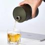 Novelty Oil Barrel Shaped Stainless Steel Hip Flask 24oz Large Capacity Alcohol Whisky Hip Flask