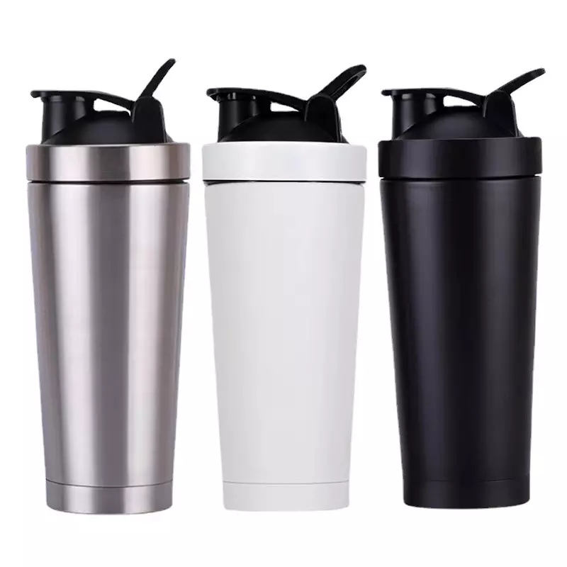 Popular Shaker 750ml Stainless Steel Shaker Cup BPA-Free Ideal for Protein Shakes,Shaker Ball or Fruit Infusions