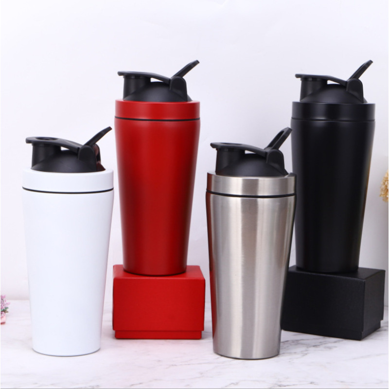Popular Shaker 750ml Stainless Steel Shaker Cup BPA-Free Ideal for Protein Shakes,Shaker Ball or Fruit Infusions