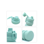 750ml Collapsible Silicone Water Bottle - Food Grade Portable Sports Drinkware with Free Sample OEM/ODM Wholesale for Gym Hiking
