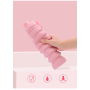750ml Collapsible Silicone Water Bottle - Food Grade Portable Sports Drinkware with Free Sample OEM/ODM Wholesale for Gym Hiking