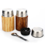 Coocodrink Wholesale Custom Logo Double Wall Vacuum Stainless Steel Insulated Food Jar