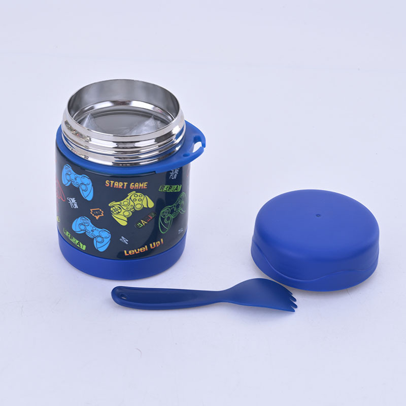 Coocodrink Best Selling 12OZ Stainless Steel Baby Thermos Food Jar for Hot Food Insulated Vacuum Thermal Flask Kids Lunch Box