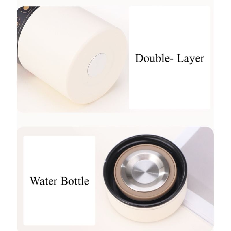 Coocodrink Large Capacity Double Wall Smart Thermos Flask Kettle Led Digital Temperature Display Stainless Steel Vacuum Water Bottle