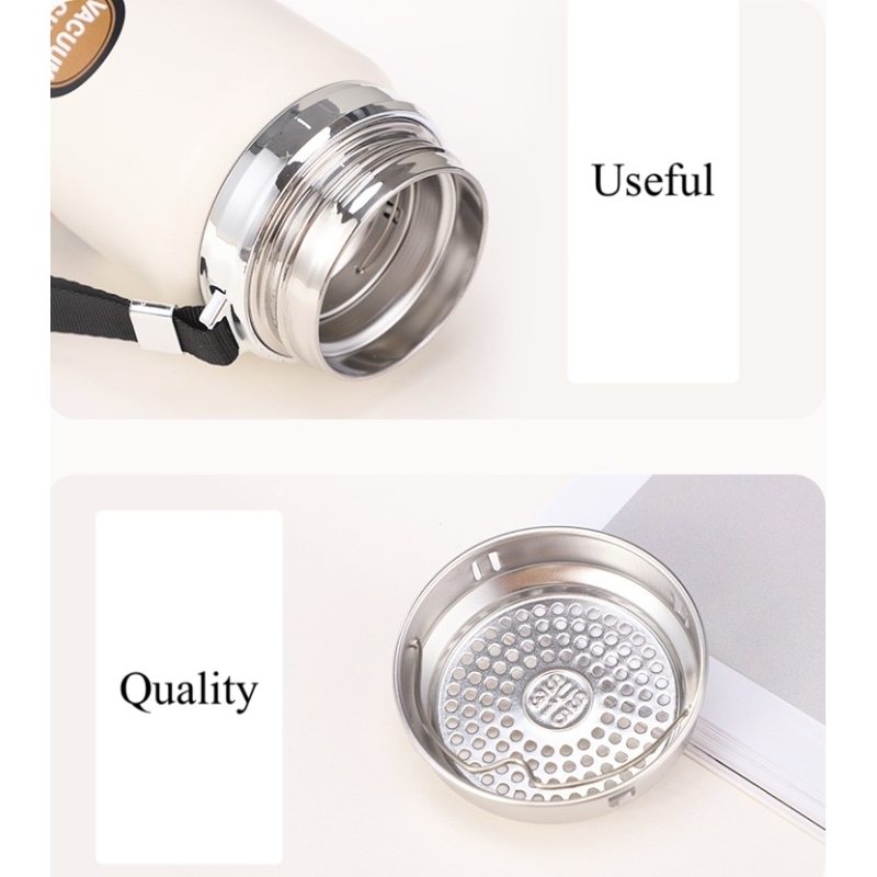 Coocodrink Large Capacity Double Wall Smart Thermos Flask Kettle Led Digital Temperature Display Stainless Steel Vacuum Water Bottle