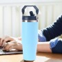 Modern Design 30oz 20oz Stainless Steel Double Wall Vacuum Flask for Car Travel Coffee Cup & Water with Straw