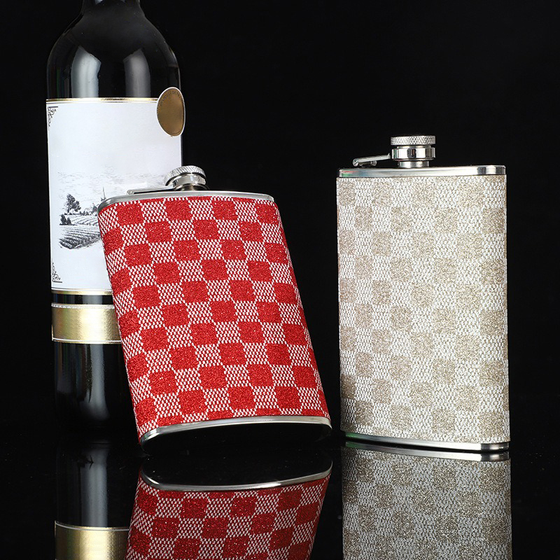 Hot Selling Portable Alcohol Flagon 8oz Stainless Steel Hip Flask for Giveaways Classic Gift