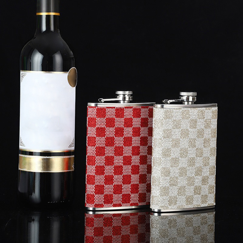 Hot Selling Portable Alcohol Flagon 8oz Stainless Steel Hip Flask for Giveaways Classic Gift