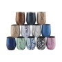 Eco-friendly Double Wall Stainless Steel Wine Tumbler Fashionable 12oz Coffee Tumbler Egg Wine Cup With Lid