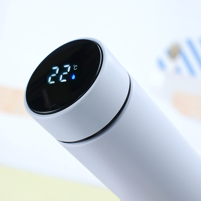 Smart Stainless Steel Vacuum Water Bottle with LED Temperature Show