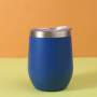 Powder Coating 12oz Wine Tumbler Egg Shape Stainless Steel 304 BPA Free Vacuum Cup Insulated Metal Gift Water Bottle