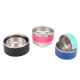 Custom Logo Large 64oz Portable Stainless Steel Pet Bowl Powder Coat Metal Thermo Feeder for Dogs