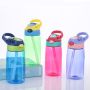Coocodrink Eco Friendly 16oz Plastic Kids Water Bottles Cups Bpa Free Sports Bottle clear Travel Mug Acrylic Tumbler with Lids