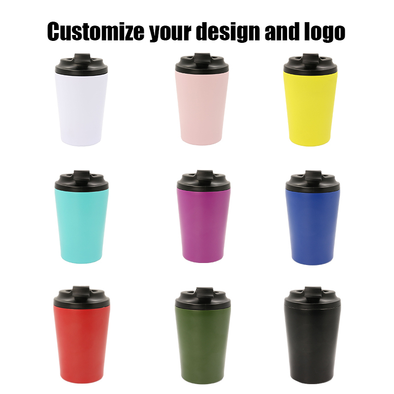 Hot Selling Custom Logo Car Tumbler Coffee Mug Double Walled Vacuum 350ml Stainless Steel Tumbler Coffee Cup