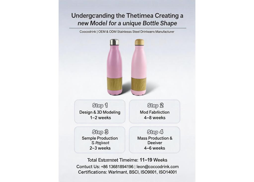 What is the typical timeline for creating a new mold for a unique bottle shape?