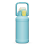 Coocodrink  34oz Vacuum Insulated Water Bottle - 316 Stainless Steel Base & 304 Stainless Steel Interior/Exterior, Portable Large-Capacity Thermos Flask