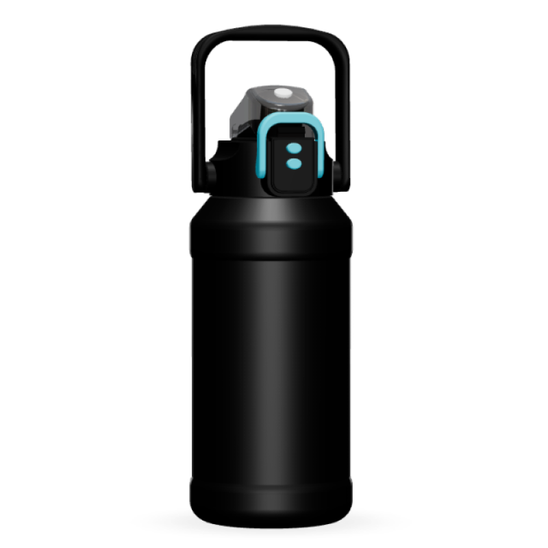 Coocodrink 34oz Vacuum Insulated Water Bottle - 316 Stainless Steel Base & 304 Stainless Steel Interior/Exterior, Portable Large-Capacity Thermos Flask