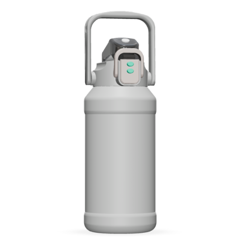 Coocodrink 34oz Vacuum Insulated Water Bottle - 316 Stainless Steel Base & 304 Stainless Steel Interior/Exterior, Portable Large-Capacity Thermos Flask