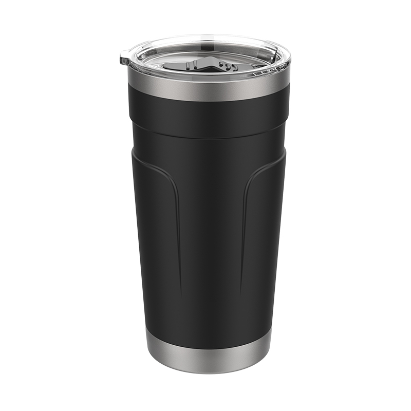 Fashion 20oZ Double Layer Stainless Steel Spray Coating Car Insulated Car Beer Cup Outdoor Bottles Cup With Custom Logo