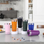 16oz Custom Bluetooth Music Tumbler Portable Stainless Steel Travel Mug Outdoor Direct Drinking USB Charging Smart Water Bottle