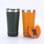16oz Custom Bluetooth Music Tumbler Portable Stainless Steel Travel Mug Outdoor Direct Drinking USB Charging Smart Water Bottle