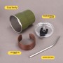 10oz Tea Cup Set Single-Layer 304 Stainless Steel Coffee Cup for Camping for Cold Beverages Beer or Swallowing Coffee Tumbler