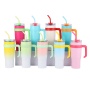 Moin Stainless Steel Double Wall Vacuum Insulated 40oz Tumbler Travel Mug With Reusable Straw Slider Lid Cleaning Brush