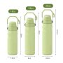 Custom Logo 16/24/36 oz Leak-proof Portable Cold Horn Bottle Inclined Lid Vacuum Insulated Stainless Steel Sport Water Bottle