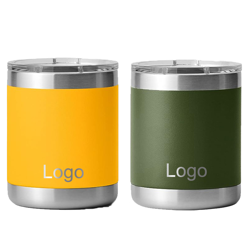 Tumbler Mug 10oz Insulated Stainless Steel Can Cooler Thermal Vacuum Termos Holder for Travel and Party Newly Design Bottle
