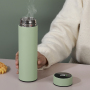 17oz Smart Electronic Thermos with Temperature Display Stainless Steel Vacuum Water Bottle Custom Logo with Lid for Office Use