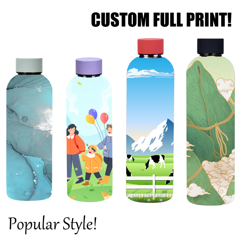 Wholesale Small Mouth Stainless Steel Sports Thermos Flask Soft Touch Rubber Paint Custom Logo Direct Drinking Thermos Drink