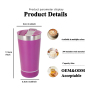 Wireless Bluetooth Music Speaker Tumbler Smart Water Bottle Stainless Steel Cup With Lids 16oz Beer Mug Tumblers Wholesale Bulk