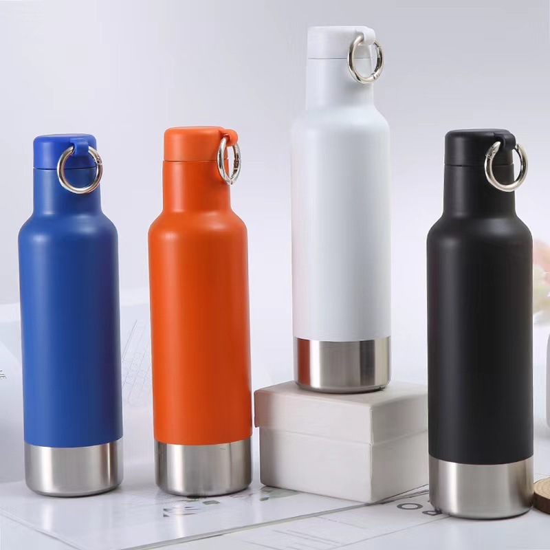 Customized Small Mouth 500ml Vacuum Sports Water Bottle 304 Stainless Steel Thermal Insulated Flask for Outdoor Travel