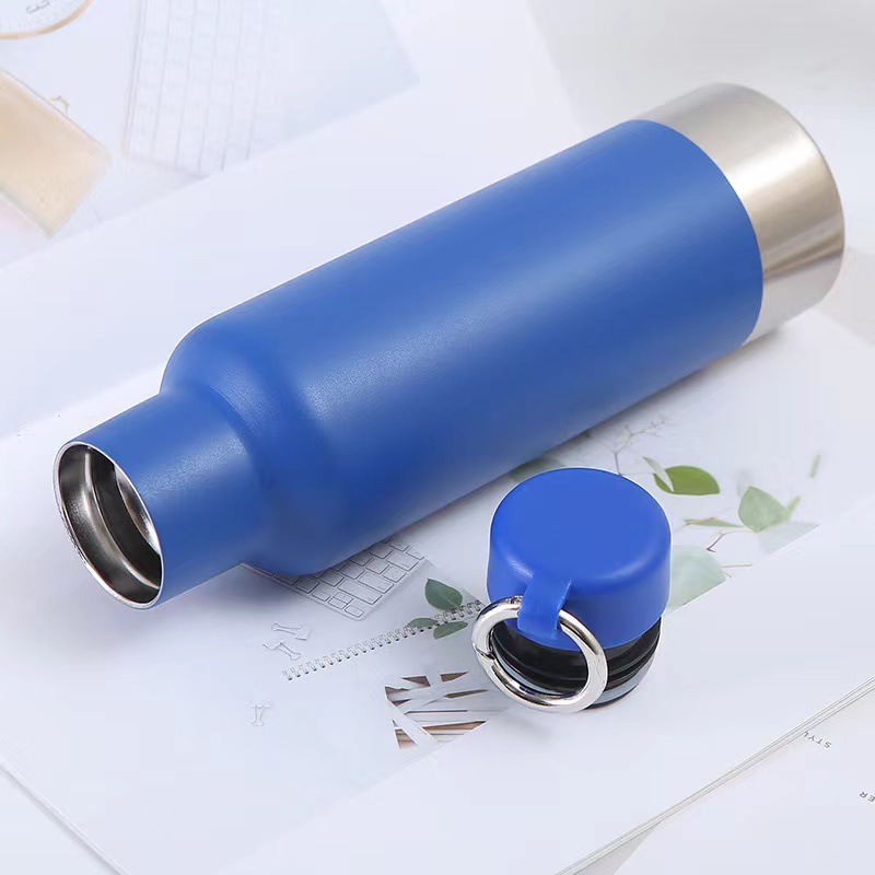 Customized Small Mouth 500ml Vacuum Sports Water Bottle 304 Stainless Steel Thermal Insulated Flask for Outdoor Travel