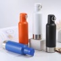 Customized Small Mouth 500ml Vacuum Sports Water Bottle 304 Stainless Steel Thermal Insulated Flask for Outdoor Travel