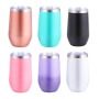 12oz 16oz Egg Shaped Mugs Tumbler Stemless Stainless Steel Vacuum Double Wall Insulated Powder Coated Thermos U Cup Water Bottle
