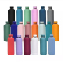Wholesale Small-Mouth Stainless Steel Sports Thermos Flask Soft Touch Rubber Paint Custom Logo Direct Drinking Thermos Drink Hot