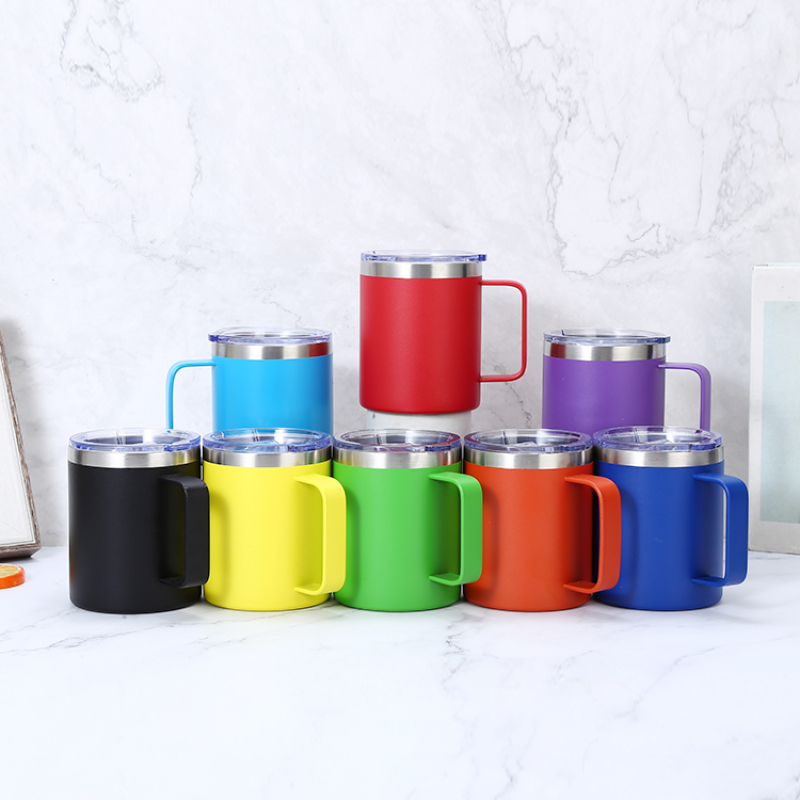 12oz 14oz 16oz Vacuum Double Insulated Coffee Mug for Camping Stainless Steel 14OZ Car Cup Modern Home Beer Mug Back to School