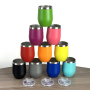 12oz Minimalist Tumbler Cup Stainless Steel Insulated Tumbler Coffee Tea Milk Mug Travel Wine Cup and Gift Mug