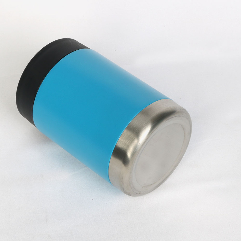 12oz 4 in 1 Stainless Steel Can Cooler Insulated With 2 Lids for 12oz Cans Regular Cans Beer Bottles and Mixed Drinks