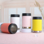 12oz 4 in 1 Stainless Steel Can Cooler Insulated With 2 Lids for 12oz Cans Regular Cans Beer Bottles and Mixed Drinks